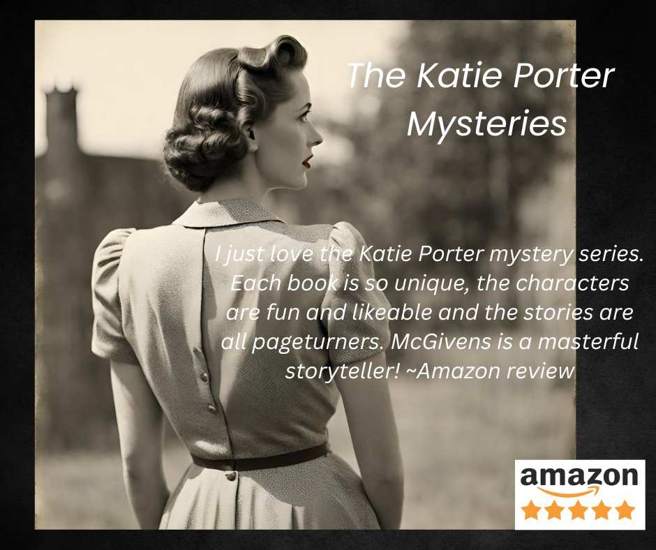 The Katie Porter Mysteries

Classic whodunits for those who like old fashioned puzzlers.

amazon.com/author/ktmcgiv…