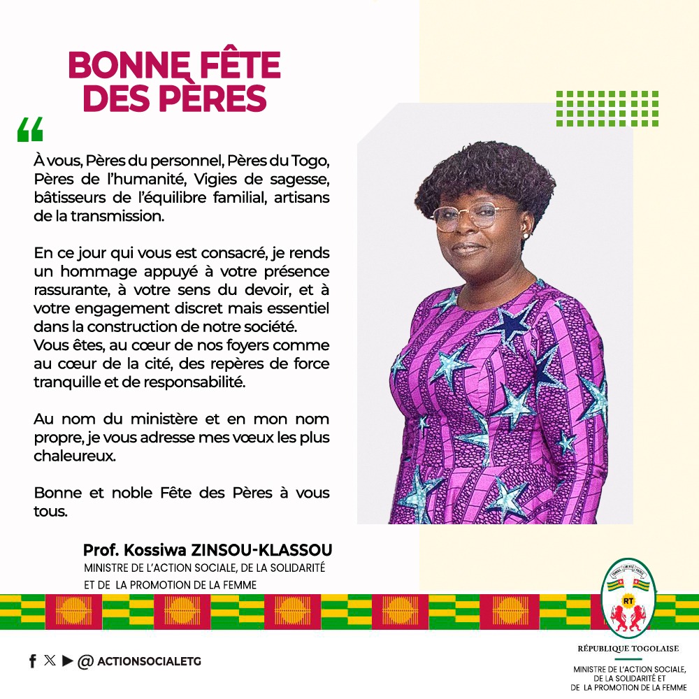 Bonne fête des pères à toutes et à tous !