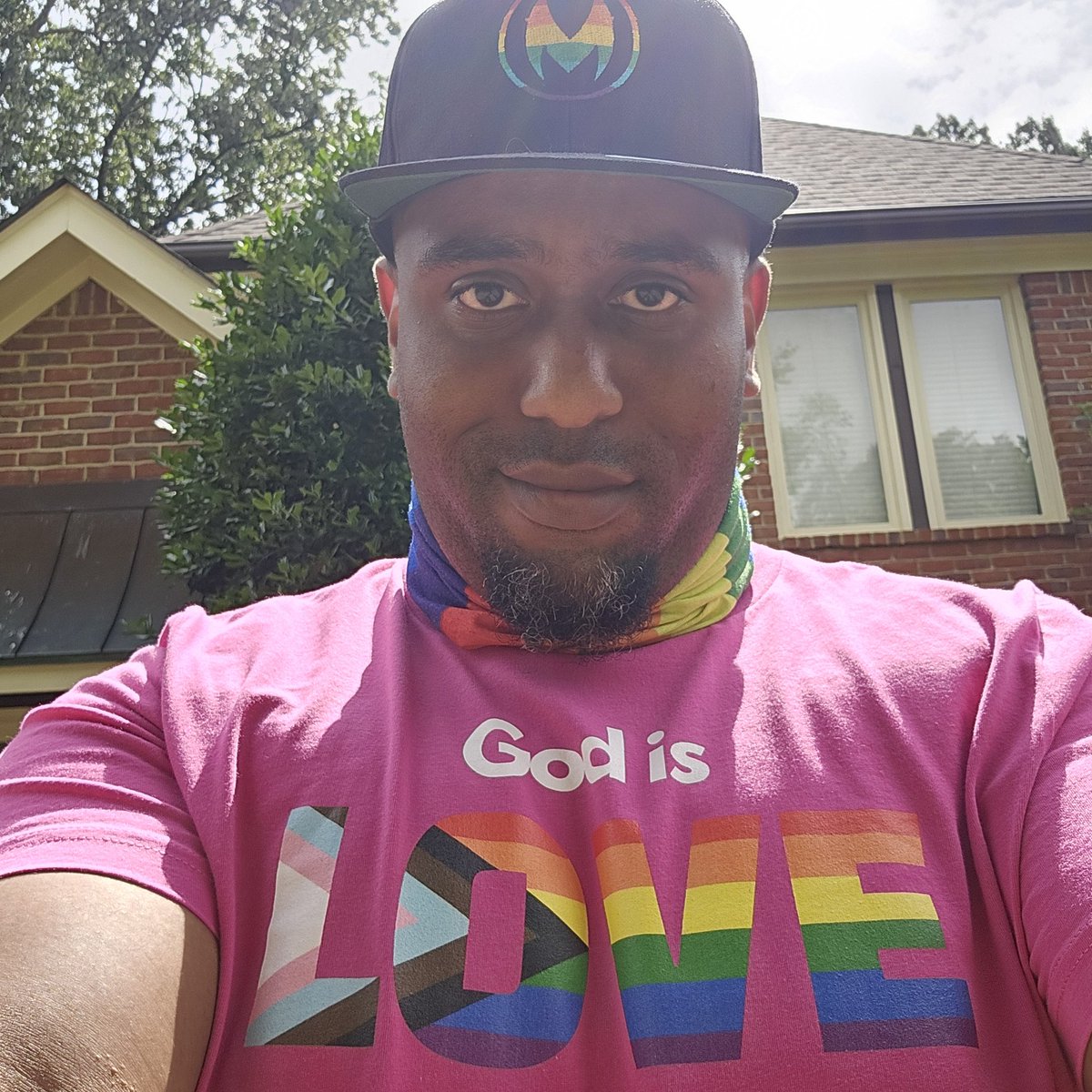 Random Pride Month selfie! 🏳️‍🌈✝️