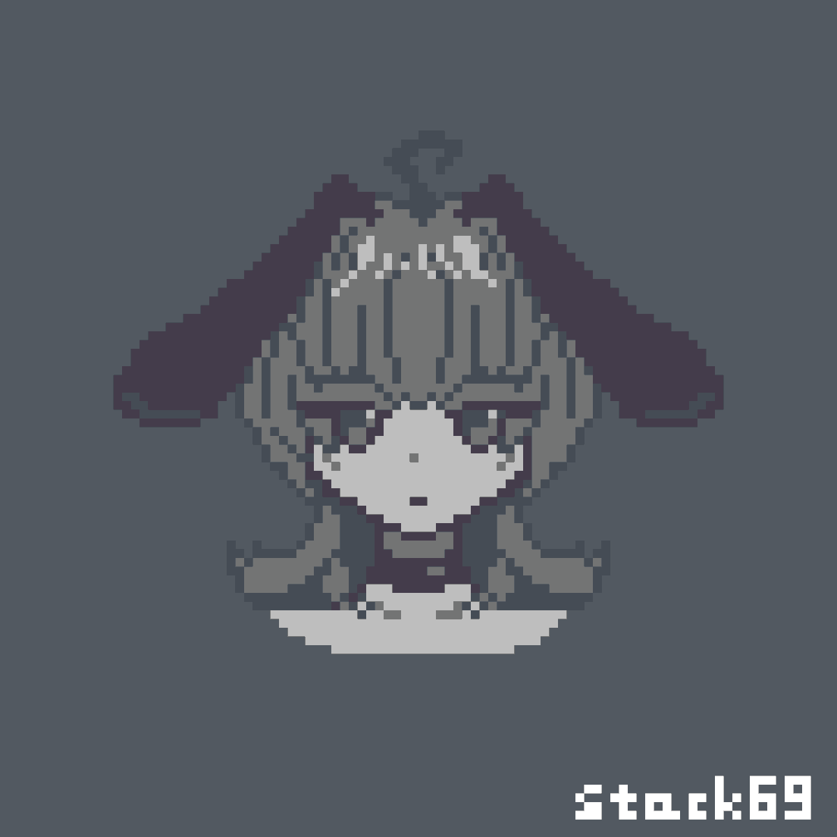 69_stack's tweet photo. ウルフうさぎ
#うきうるせ絵
#pixelstackart https://t.co/EIvlxPQ4nV
