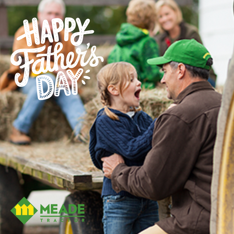 Happy Father’s Day from all of us at Meade Tractor! 👨‍🌾
Here’s to the dads who work hard, lead by example, and keep things running strong—on the farm and at home. 💚 #FathersDay #MeadeTractor #JohnDeere