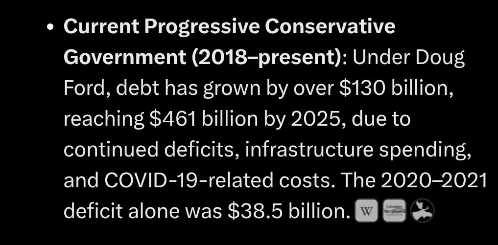 redsnoopy69's tweet photo. Ontario's debt will soon be $500 billion.
Well done Doug Ford and FordNation. 
They grow the debt by over $130 billion while decimating public healthcare, public education, public transportation, Ontario Place, Ontario Science Centre... https://t.co/fWMuVOchmK