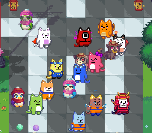 pixelpupp's tweet image. Pixel Puppies Official Guild meetup @pixels_online and distributed the banners to the fam 🐶🎉 We welcome everyone who wants to be a part of this growing community 🩷