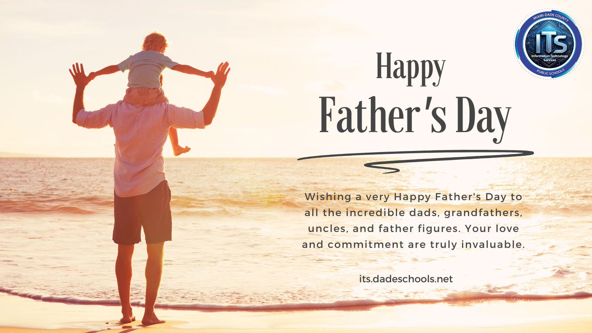 mdcpsCIO's tweet image. To the fathers and father figures who inspire, teach, and uplift: Happy Father's Day from @MDCPS Information Technology Services! We celebrate your vital role in shaping the future and supporting our students every day. #MDCPSFamily #FathersDay2025