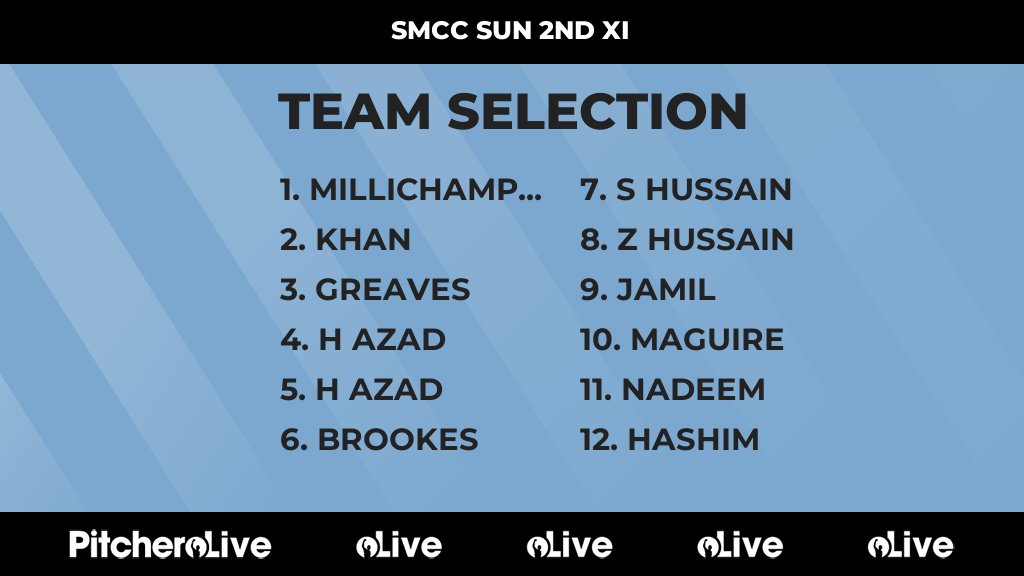 Today's SMCC SUN 2ND XI team selection #Pitchero
pitchero.com/clubs/sheldonm…