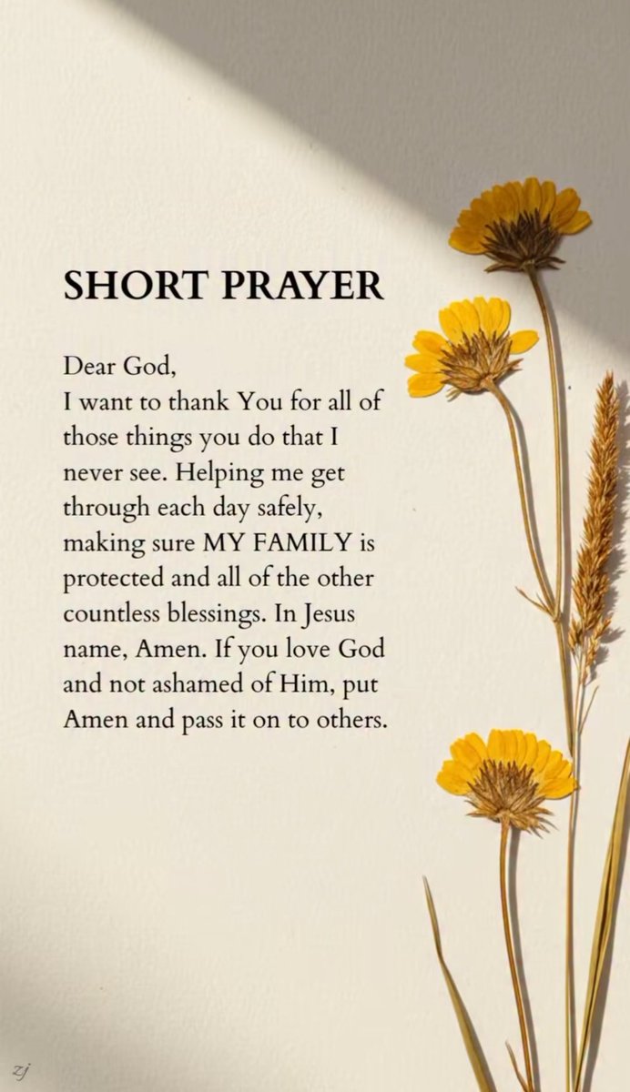 Short prayer
