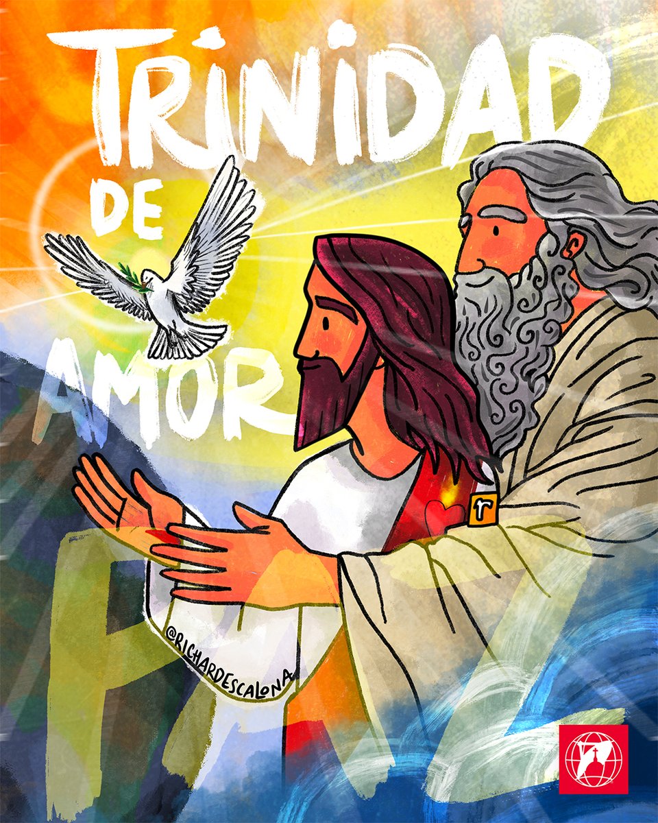 EWTNespanol's tweet photo. Evangelio según san Juan 16, 12-15
En aquel tiempo, dijo Jesús a sus discípulos: «Muchas cosas me quedan por deciros, pero no podéis cargar con ellas por ahora; cuando venga él, el Espíritu de la verdad, os guiará hasta la verdad plena. Pues lo que hable no será suyo: hablará de lo que oye y os comunicará lo que está por venir.
Él me glorificará, porque recibirá de mí lo que os irá comunicando.
Todo lo que tiene el Padre es mío. Por eso os he dicho que tomará de lo mío y os lo anunciará.
Palabra del Señor.
Diseño gráfico @RichEscalona