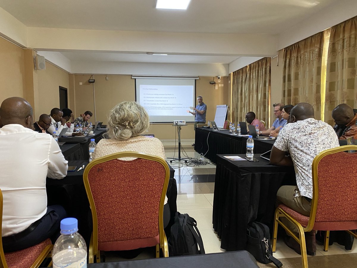 The back-to-back meetings of ⁦<a href="/JuaKivu_viro/">JuaKivu</a>⁩ the Greatlife project, both @edctp3 funded. Developing outbreak and genomic research capacity, with two collaborators presenting their work on mpox. Plans for the coming year solidified