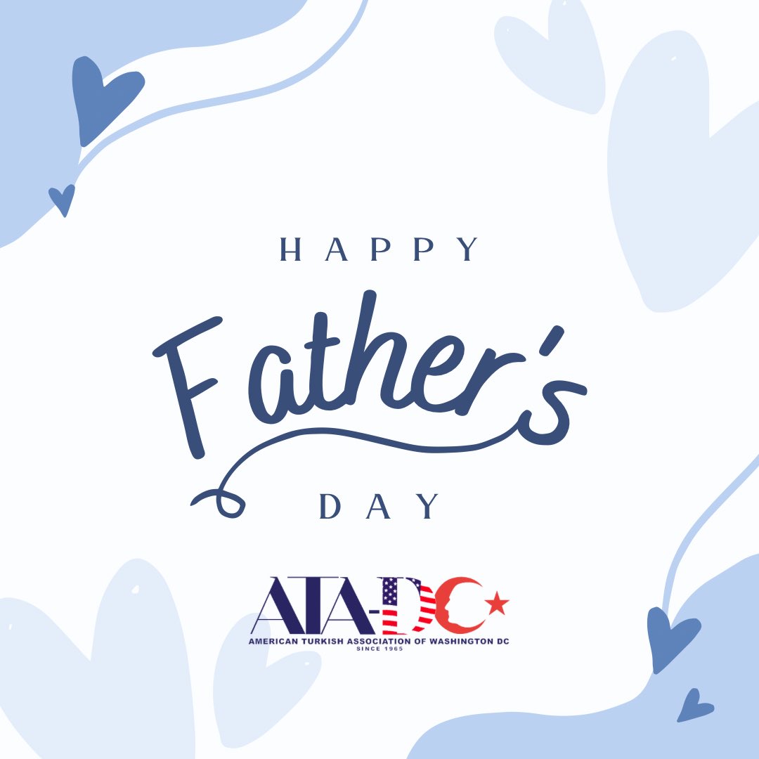 🎉 Happy Father’s Day from ATA-DC! 👔

Today, we honor all the incredible fathers, grandfathers, and father figures who guide us with strength, kindness, and love. 💙

Wishing you a day filled with joy, love, and well-deserved appreciation. Teşekkürler babalarımız!
#FathersDay