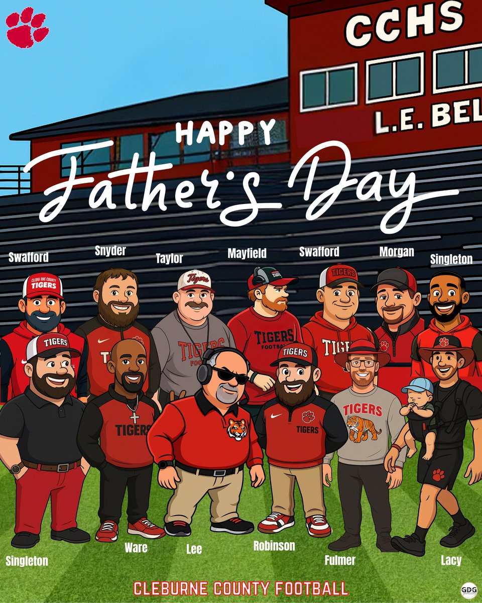 CCHSTiger_FB's tweet image. Happy Father’s Day to all the father figures in our players lives!
#TigerPride