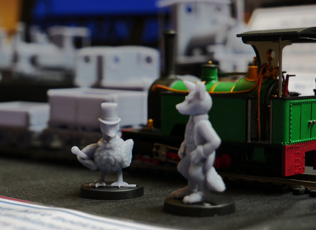 GubbinBoxModels's tweet image. 7mmNGA at Burton, complete!
A wonderful show with a lot of supportive folk. Had a very delightful slice of chocolate cake, sold a healthy amount of kits (both railway and miniature) and even showed off a few new things!
#modelrailways #miniatures #narrowgauge