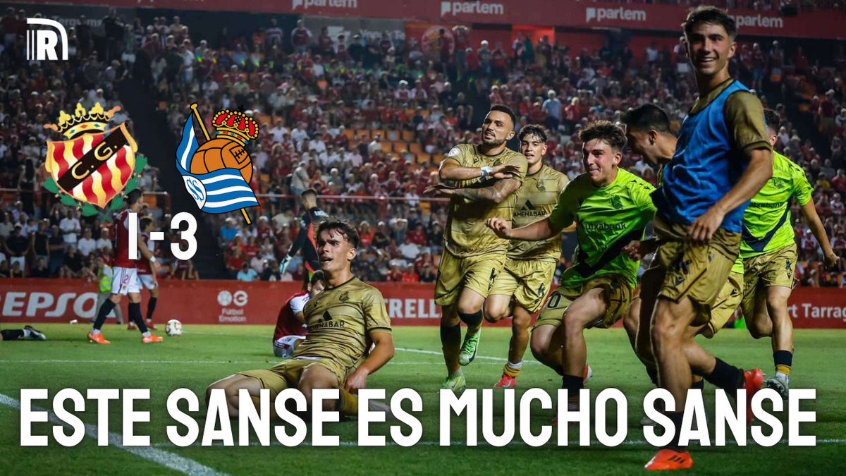 NUEVO VÍDEO🚨

📌El Sanse es casi de plata pero vale oro

🔝Victoria espectacular y meritoria para rozar el ascenso
🔎Gran partido de Arana y de los del 'C'; ¡qué carácter de la #RealSociedad!

Vente a verlo YA y suscríbete al canal, ¡a por los 5.000!⬇️
youtu.be/2gR3R5fFQaI