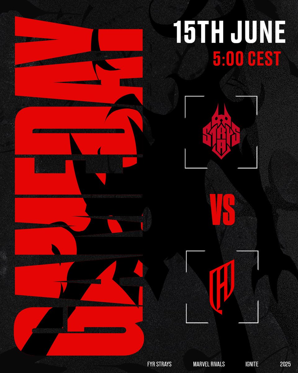 FYR Strays (@fyrstrays) on Twitter photo Come tune in our game VS <a href="/Alqadsiah/">ูุงุฏู ุงููุงุฏุณูุฉ ุงูุณุนูุฏู</a> / <a href="/AlQadsiahES/">AlQadsiah Esports</a> for our 2nd game in <a href="/MarvelRivals/">Marvel Rivals</a> $3 million IGNITE tournament.
Youโll be able to watch the game live with thousands of other viewers on the official <a href="/MarvelRivals/">Marvel Rivals</a> twitch twitch.tv/marvelrivals Come tune in our game VS <a href="/Alqadsiah/">ูุงุฏู ุงููุงุฏุณูุฉ ุงูุณุนูุฏู</a> / <a href="/AlQadsiahES/">AlQadsiah Esports</a> for our 2nd game in <a href="/MarvelRivals/">Marvel Rivals</a> $3 million IGNITE tournament.
Youโll be able to watch the game live with thousands of other viewers on the official <a href="/MarvelRivals/">Marvel Rivals</a> twitch twitch.tv/marvelrivals