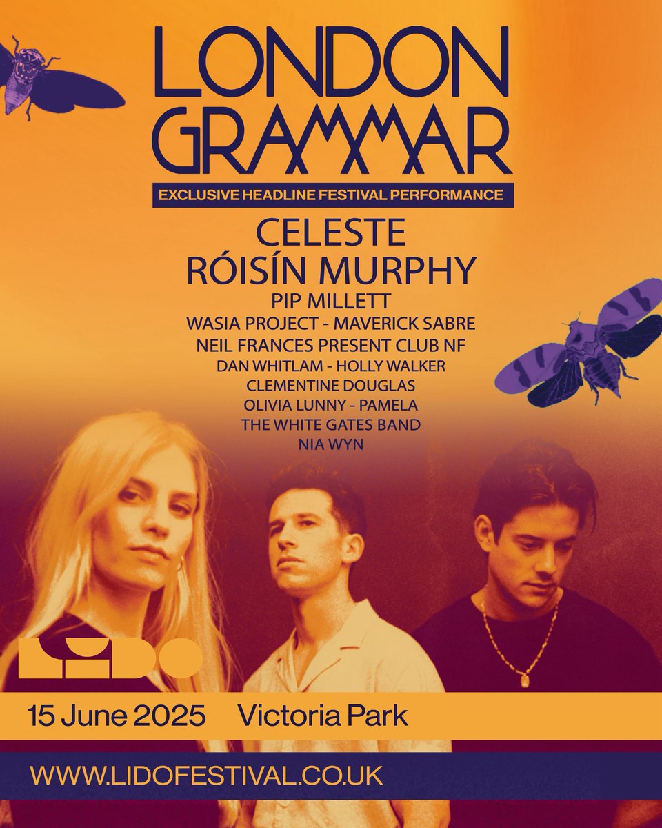 lidofestival (@lidofestival) on Twitter photo The sun is shining and today is all about <a href="/londongrammar/">London Grammar</a> ☀️
Victoria Park is waiting…
#LIDO #LondonGrammar The sun is shining and today is all about <a href="/londongrammar/">London Grammar</a> ☀️
Victoria Park is waiting…
#LIDO #LondonGrammar