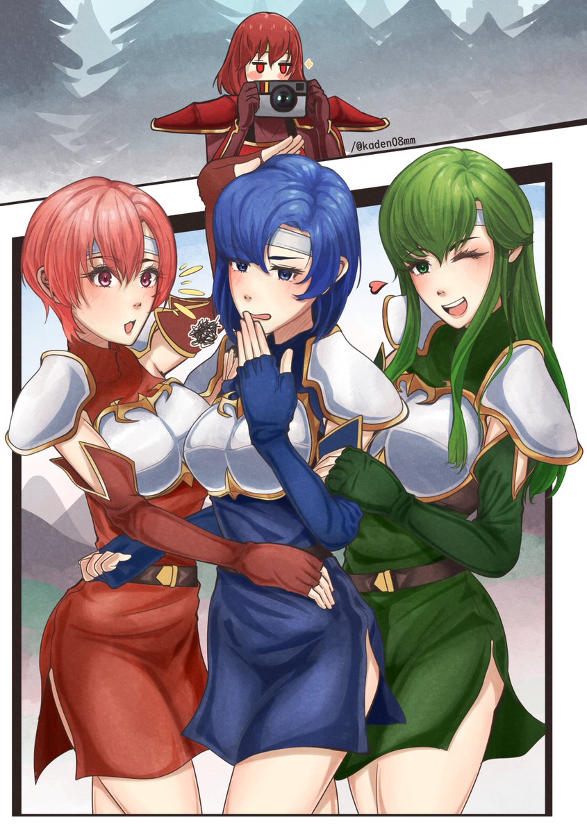 (╹╹)📸/🔴🔵🟢
Whitewings take a picture

#FireEmblem #Nintendo