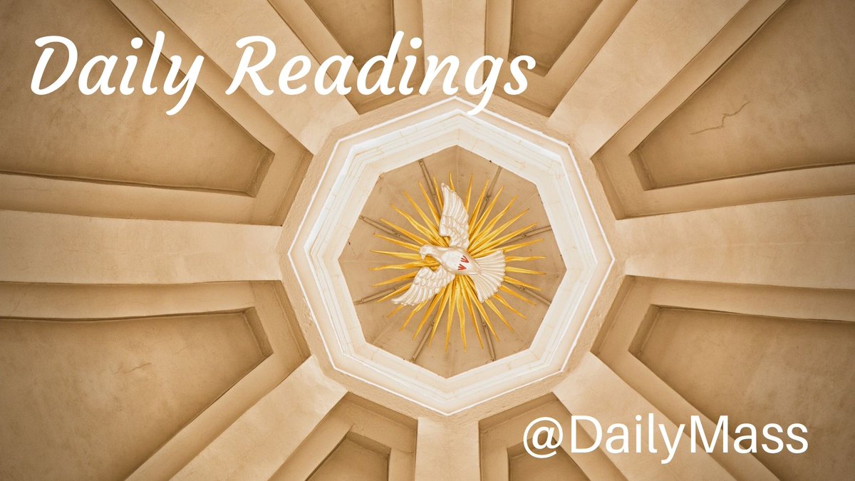 DailyMass's tweet image. 6/15/25 - On the Solemnity of the Most Holy Trinity - Proverbs: He was always here. Jesus tells His disciples that Spirit of truth guide you to all truth. He will speak what he hears &amp;amp; declare what's coming.

- bible.usccb.org/bible/readings…

#HolyTrinity #holytrinitysunday