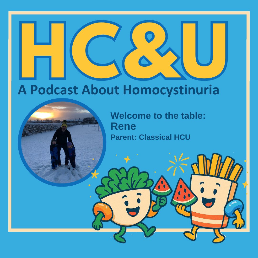 🎙️ HC&amp;U: A Homocystinuria Podcast episode OUT NOW!

💙 Ben welcomes Rene to the table! 💙

Rene is the father of Nico, who was diagnosed through the Scotland newborn screening program with Classical HCU.

➡️ Catch the HC&amp;U Podcast at hcunetworkamerica.org/hcu-podcast/
<a href="/RARE_X_/">RARE-X</a>