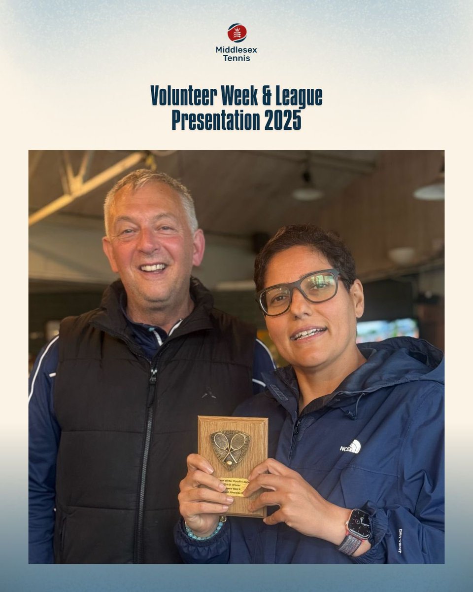 Middlesexlta's tweet image. Thank you to everyone who joined us @elmwoodtennisclub for Volunteer Week &amp;amp; the Winter League Trophy Presentation! 🎾👏

Great to see volunteers &amp;amp; players from across the county.
This season: 91 clubs, 480 teams, 63 divisions! 🏆💪
#Tennis #VolunteerWeek #WinterLeague