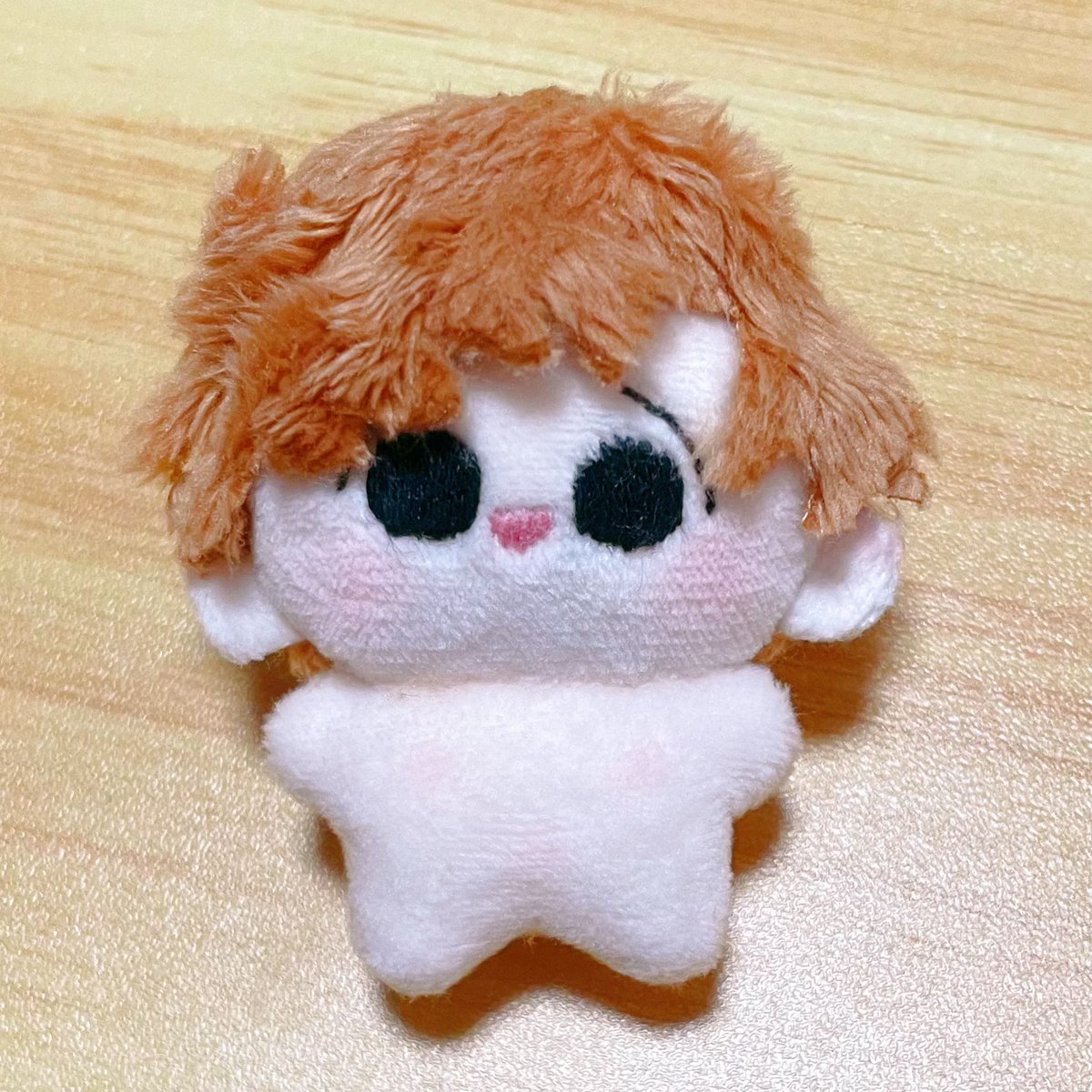 ちっちゃいいさくうまれました♡
髪の毛すごく難しかった〜〜〜そして服用の布を買うのを完全に忘れていたのですっぽんぽんです🫶
今回も杢さん(<a href="/mkkmnui/">杢</a>)の型紙をお借りしました。ありがとうございます！🙇‍♂️
#忍たま手芸部