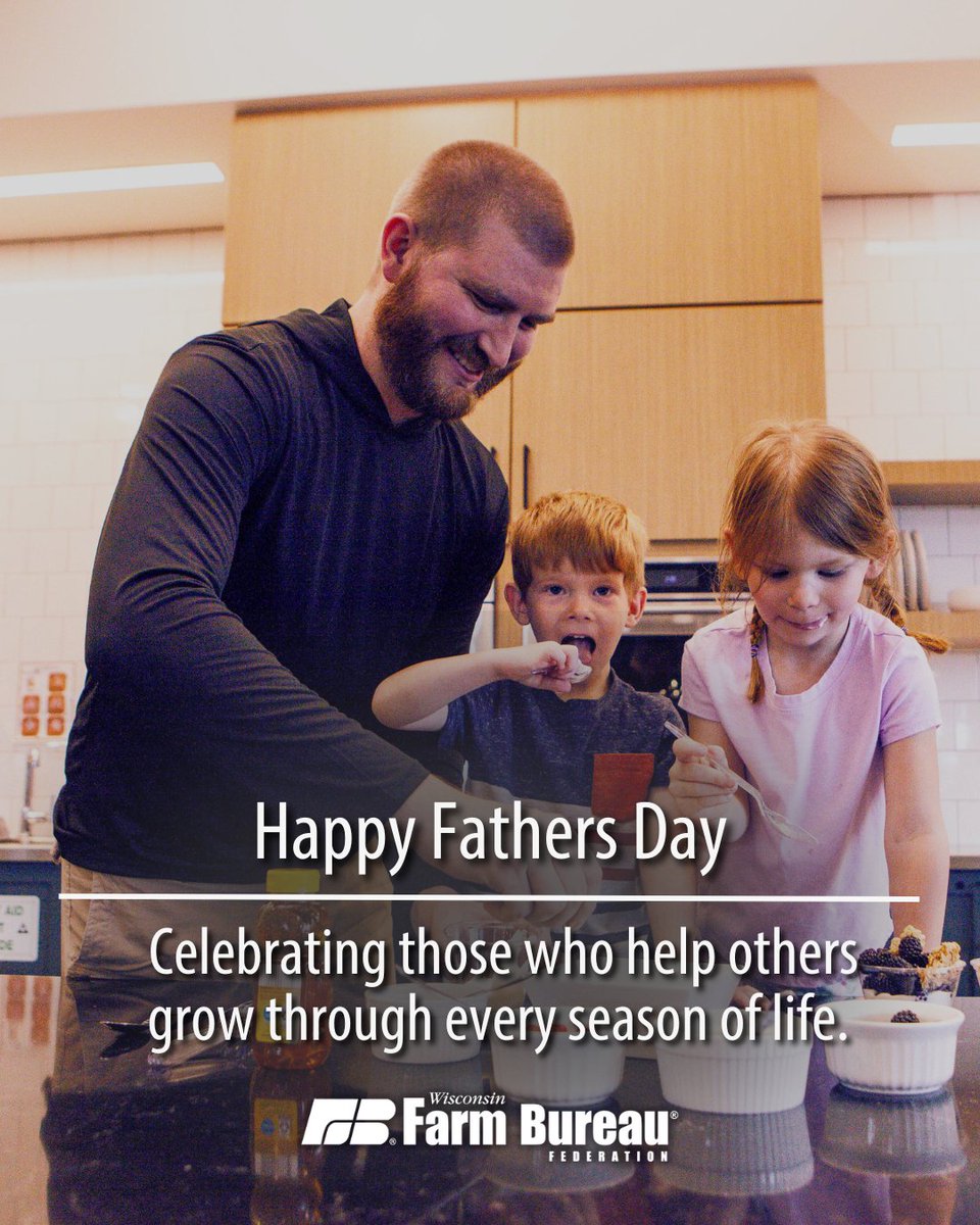 Happy Fathers Day to all the dads out there who show up every day for their farms and their families. Thank you for all that you do!