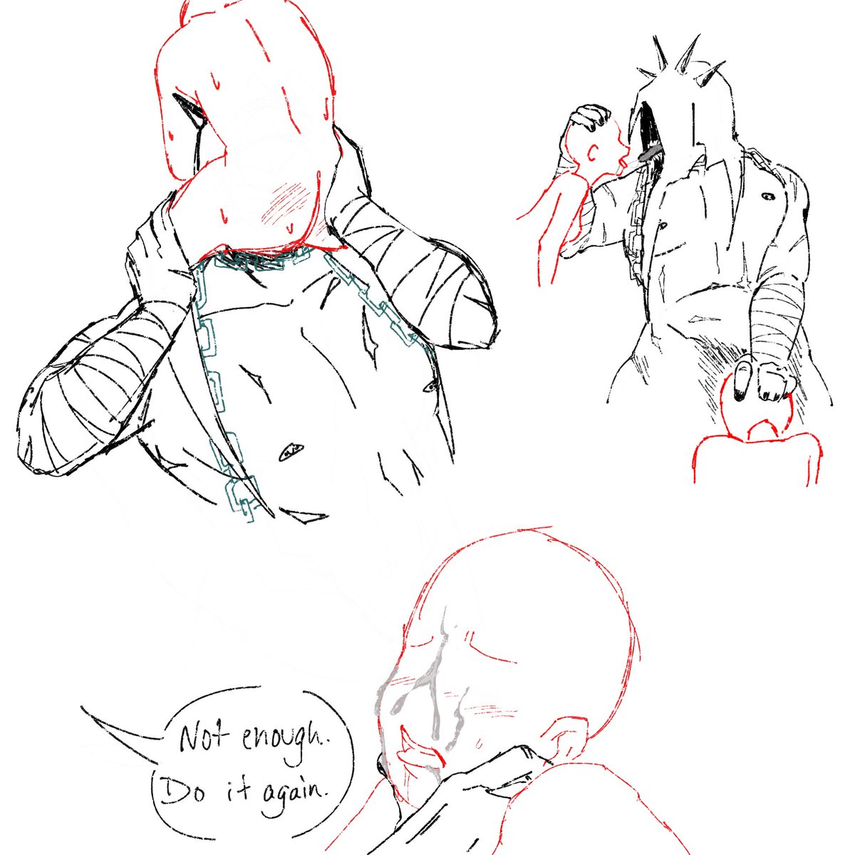 messy doodles of wretched being a whore