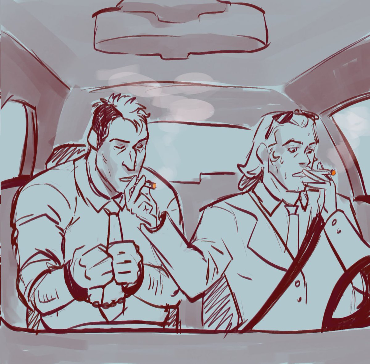 m1roh4's tweet image. quick sketch based on @mitordare &apos;s suggestion

#broncoknight #bobbyfulbright