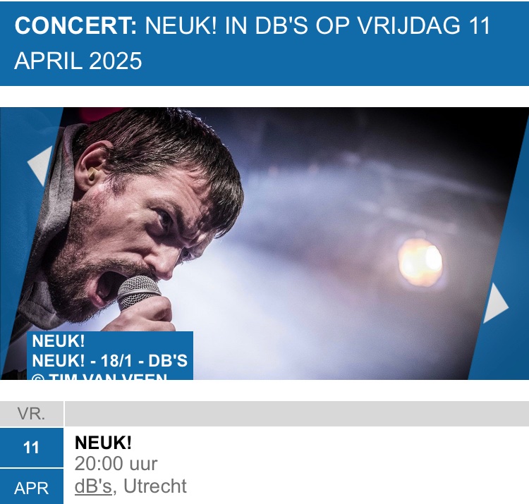 JorisKroezen's tweet image. En weer een concert gemist! 🤬 #NEUK!