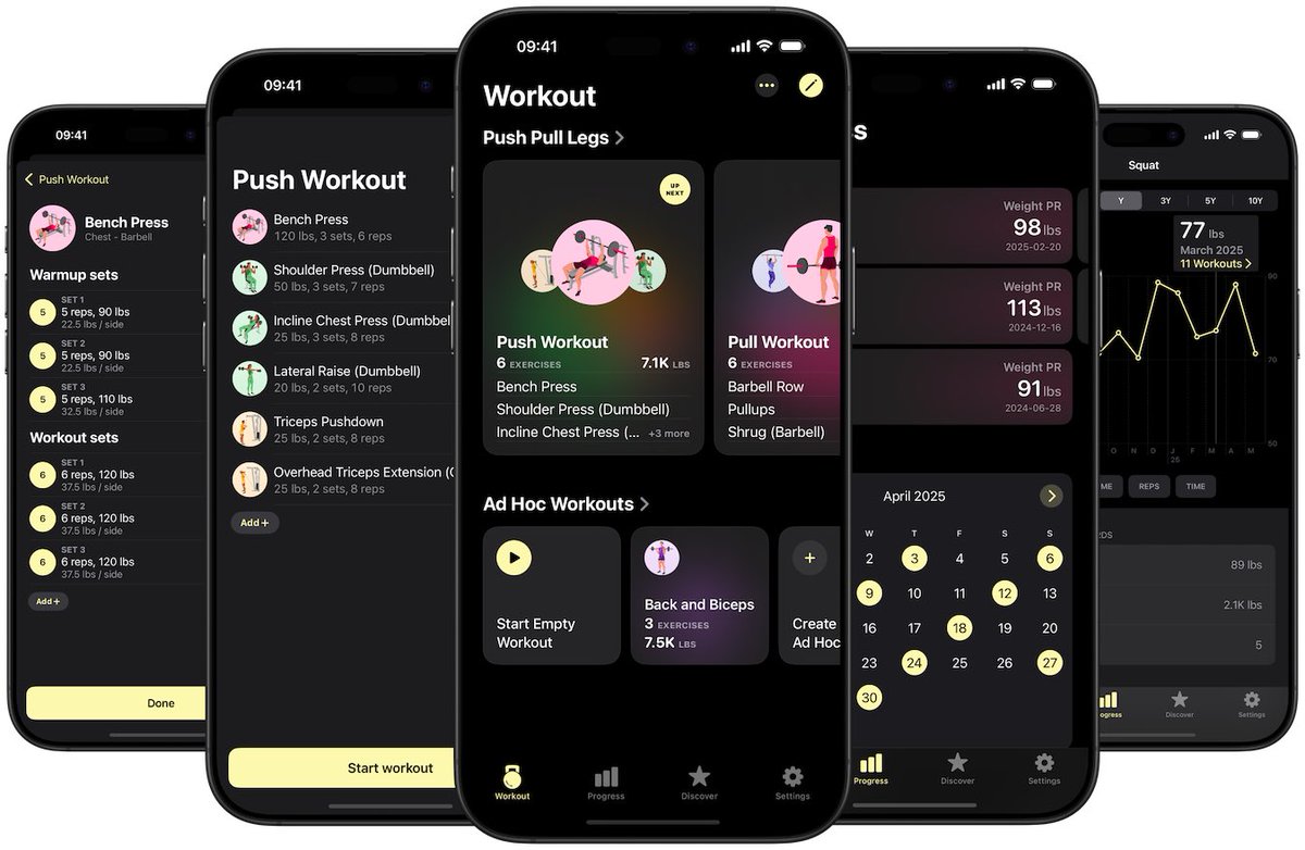 Liftin’ Workout Tracker tweet media