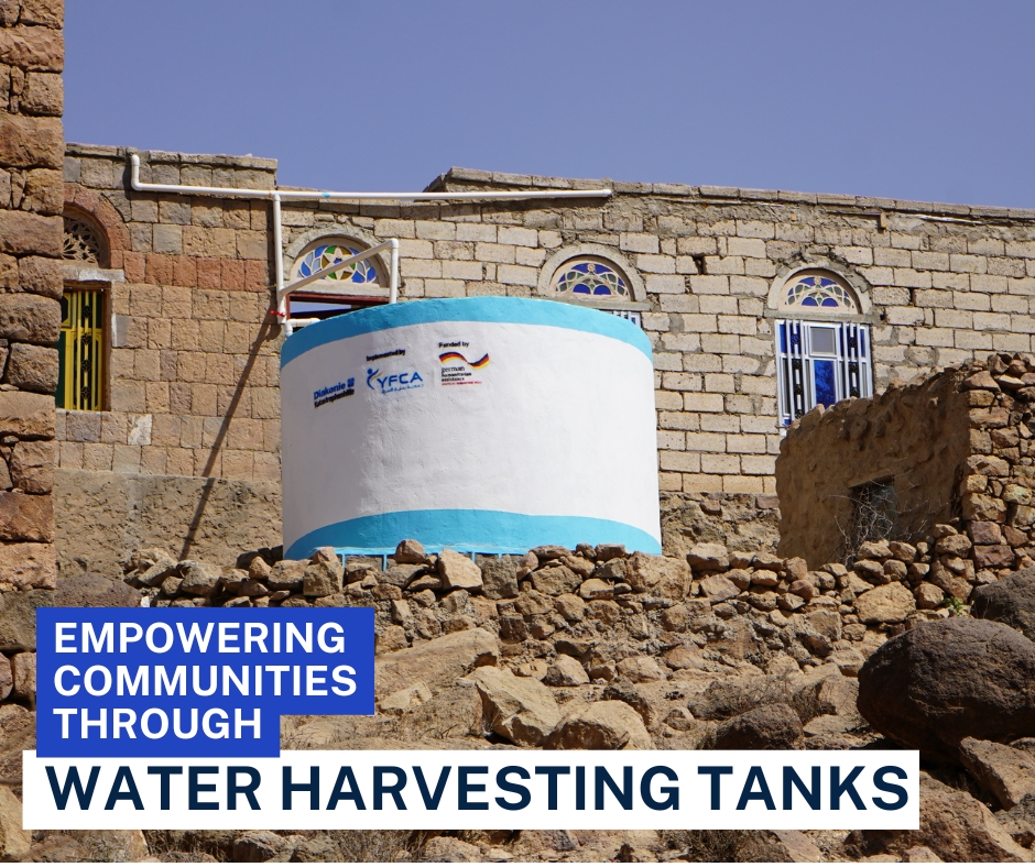 YFCA_Yemen's tweet photo. In Ad Dali', families trekked 2 km for contaminated water. #YFCA With support from @AuswaertigesAmt & @diakoniekh, we built 36 tanks for safe drinking water.
https://t.co/2wUMSxo6E9
في الضالع، كانت العائلات تعاني للحصول على مياه نظيفة. قمنا ببناء 36 خزانًا لتوفير مياه آمنة. https://t.co/BoLPtHXLgl