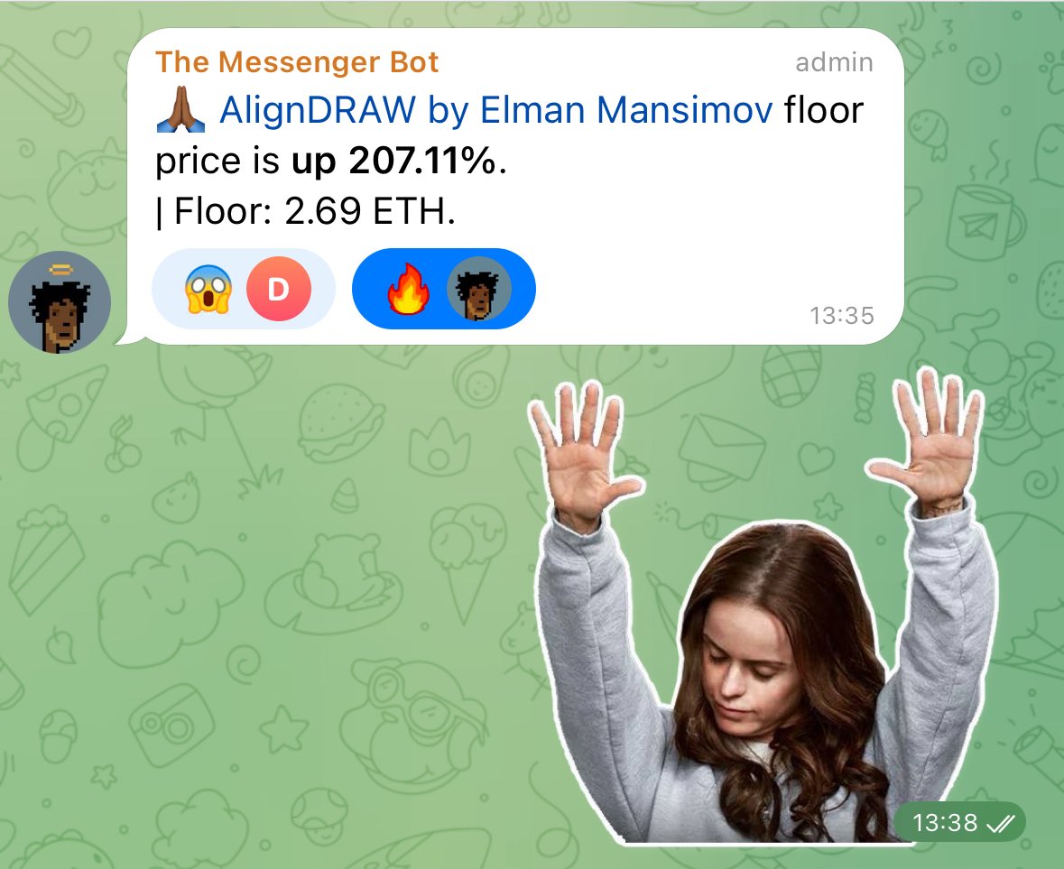 Someone just swept 20+ AlignDRAW by <a href="/elmanmansimov/">Elman Mansimov</a> 

This is why we built The Messenger.