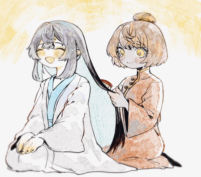 幼い頃のバオユとパンニキ 仲良しな時もあったのかな