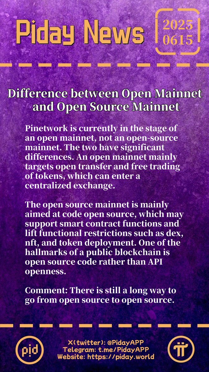 PiDayAPP's tweet image. We went through several stages: 
simulator, test network, closed main network, open main network, and finally the open source network.
#pinetwork  #openmainnet  #piday  #pinews