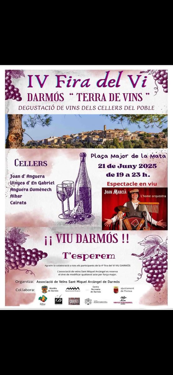 JMBB65's tweet photo. No hi falteu!
@domontsant
Vins de debò, del bò!
De 1a divisió, de categoria!
#Darmos
#RiberadEbre https://t.co/Xz7vPqYoPJ
