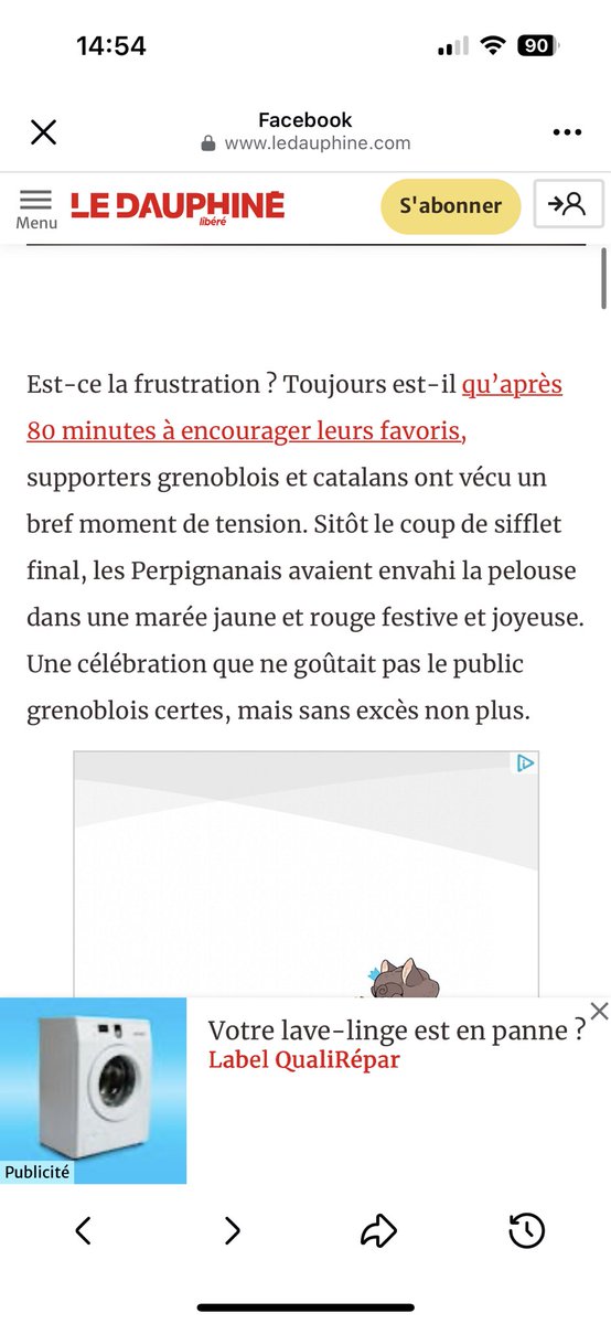 EmilienVicens's tweet image. 🏉 Merci au Dauphiné de rétablir la vérité. Ce qui s’est passé hier sur la pelouse de Grenoble est grave.

Un grand bravo à la grande majorité des supporters catalans d’avoir gardé leur sang froid. 

➡️ ledauphine.com/sport/2025/06/…