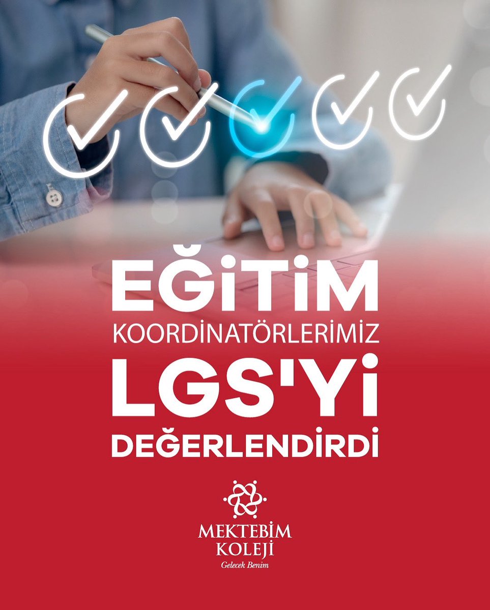 Eğitim Koordinatörlerimiz, LGS’yi detaylı bir şekilde değerlendirdi!
İşte tüm soru dağılımları, kazanım analizleri ve sınav stratejileri.

İncelemek için👉🏻 mektebim.k12.tr/egitim-koordin…
#MektebimKoleji #LGS2025 #LGS