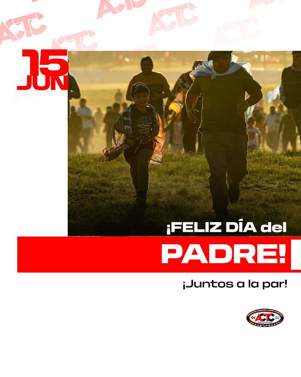 actcargentina's tweet image. ¡Les deseamos feliz día a todos los padres!

Gracias por contagiarnos esta hermosa pasión 🏁🤍

#ACTC