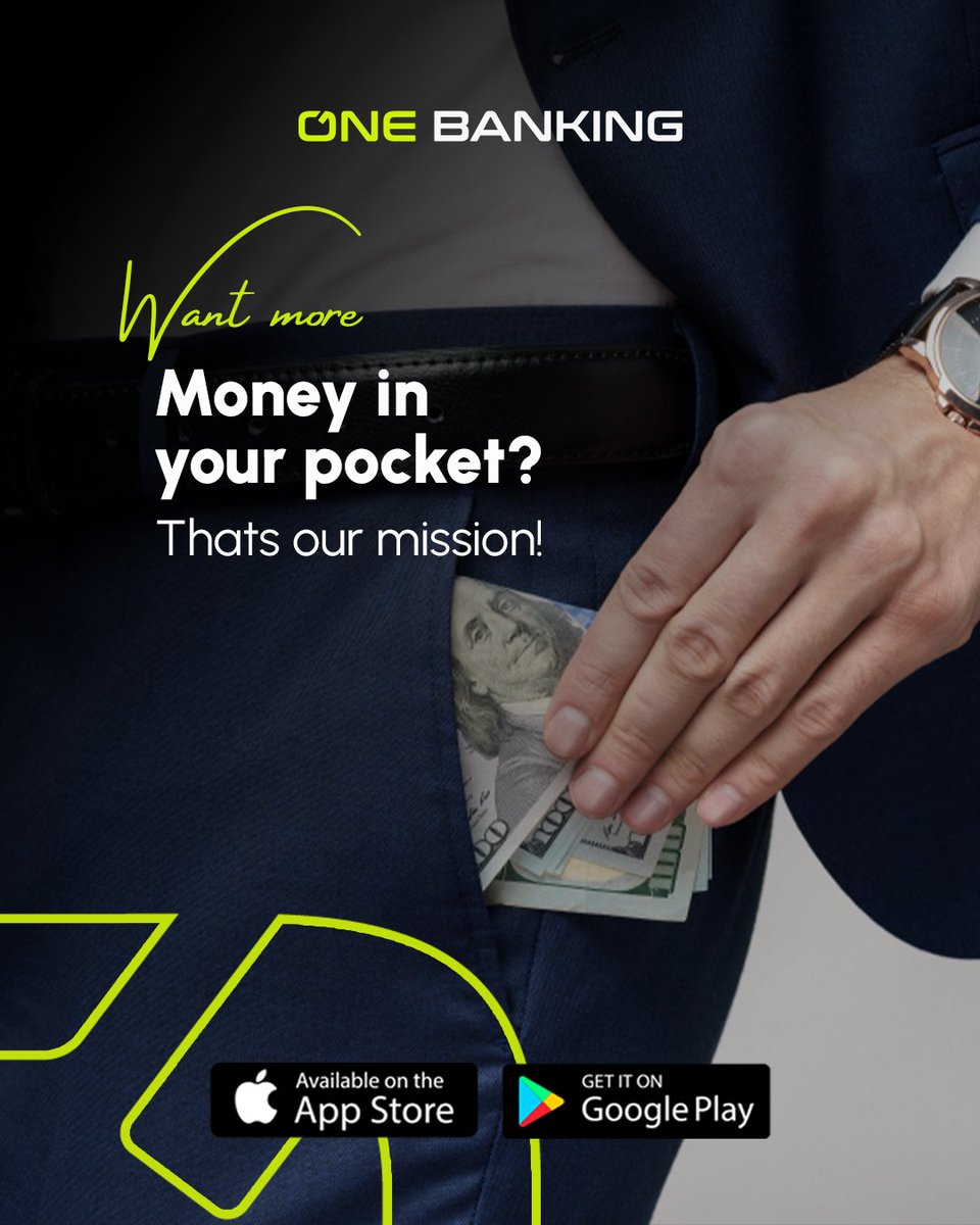 💡 Our promise at oneBanking: to help you have more money available. Whether it's through our intelligent AI, seamless crypto integration, or smart budgeting tools, we're dedicated to improving your financial situation. 

Join our community and discover how we can help you