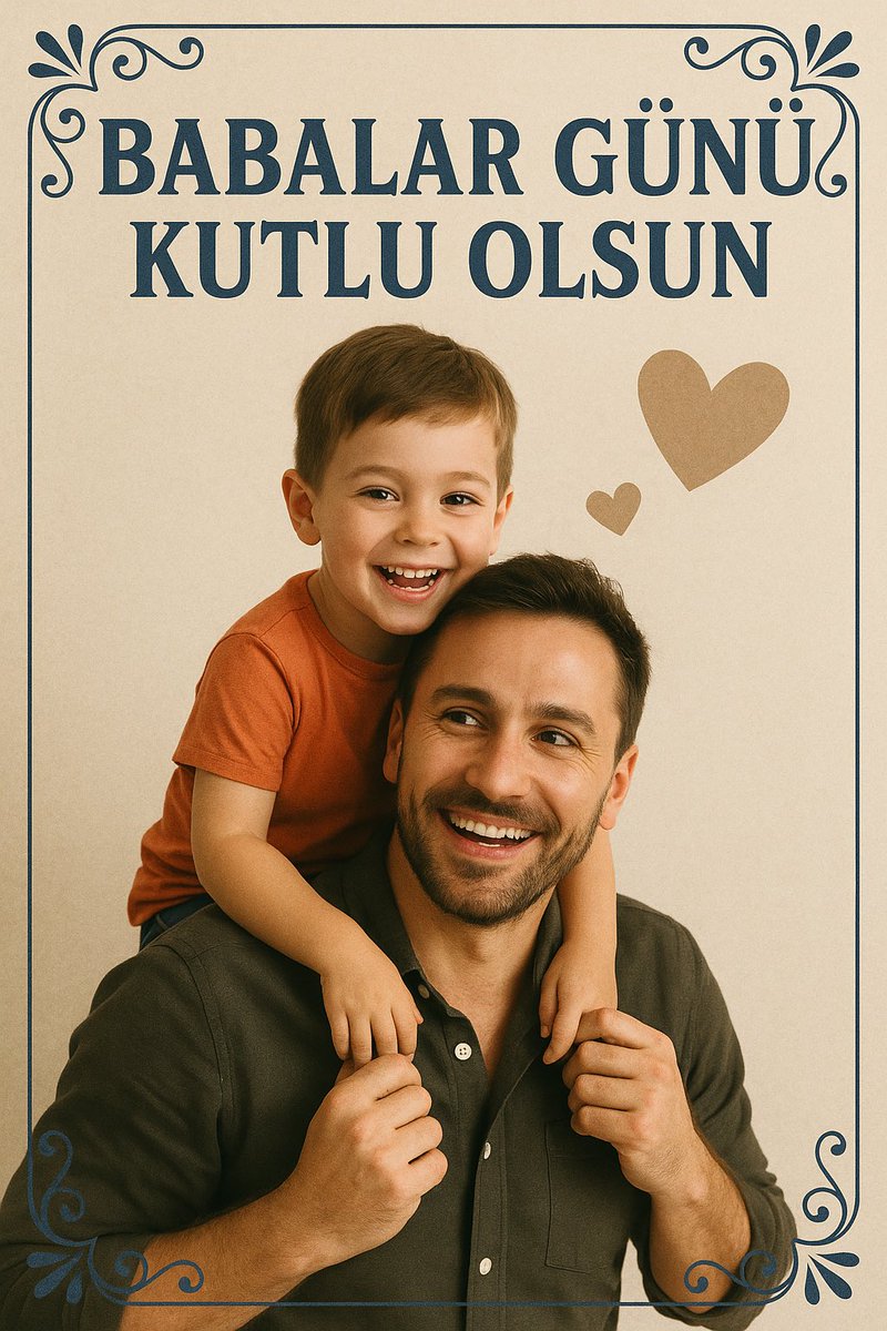 Babalar günü kutlu olsun.

#TRBNS #BabalarGünü