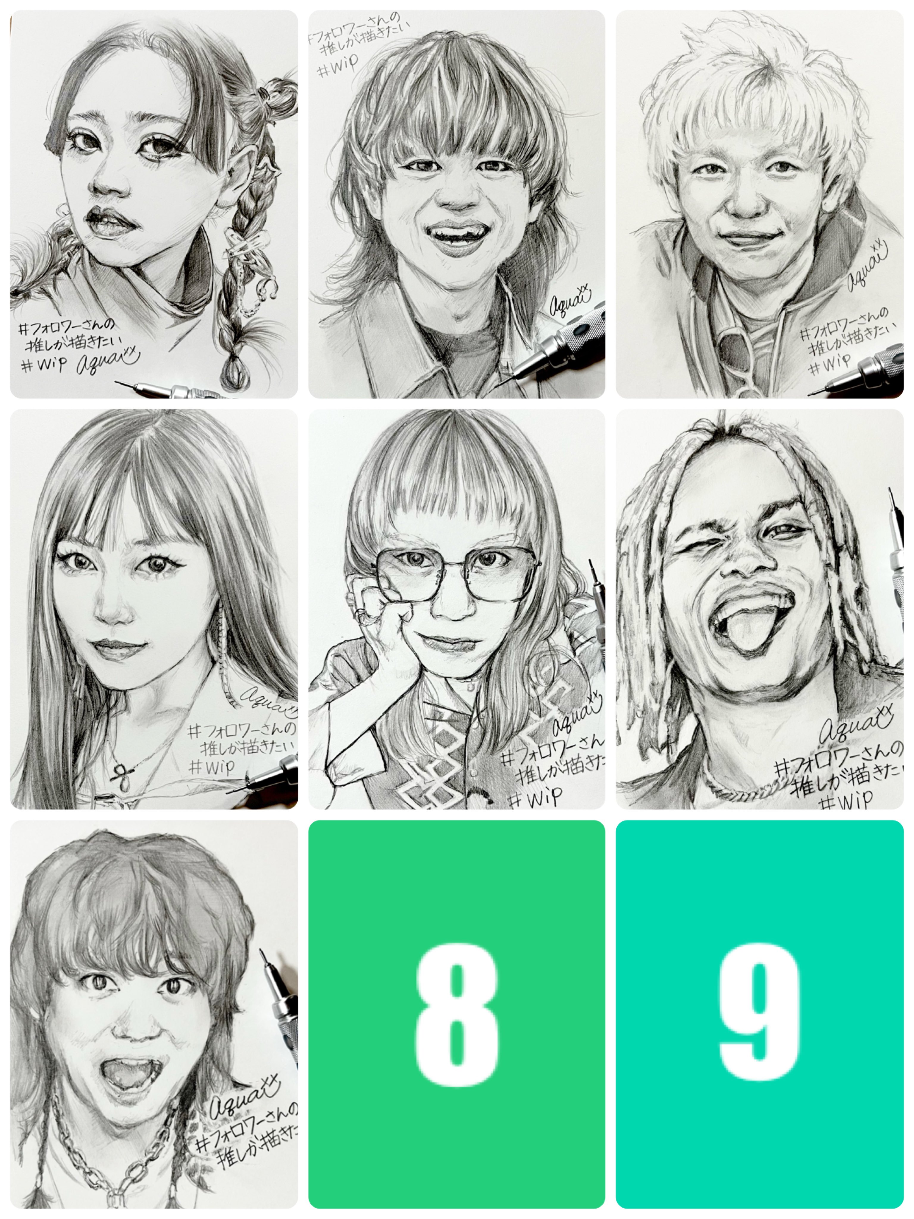 にゅにゅにゅ様 似顔絵オーダー ご購入専用ページ ＊