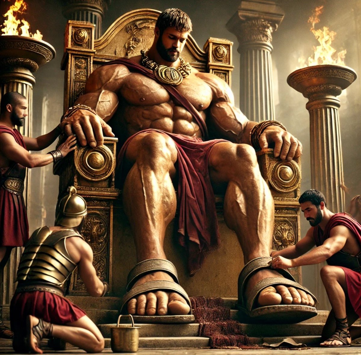 The ideal society:
Forced servitude. Obedience to my every command. Disobedience will be squashed under my heel. Crushed into a paste. I am to be worshipped and feared.