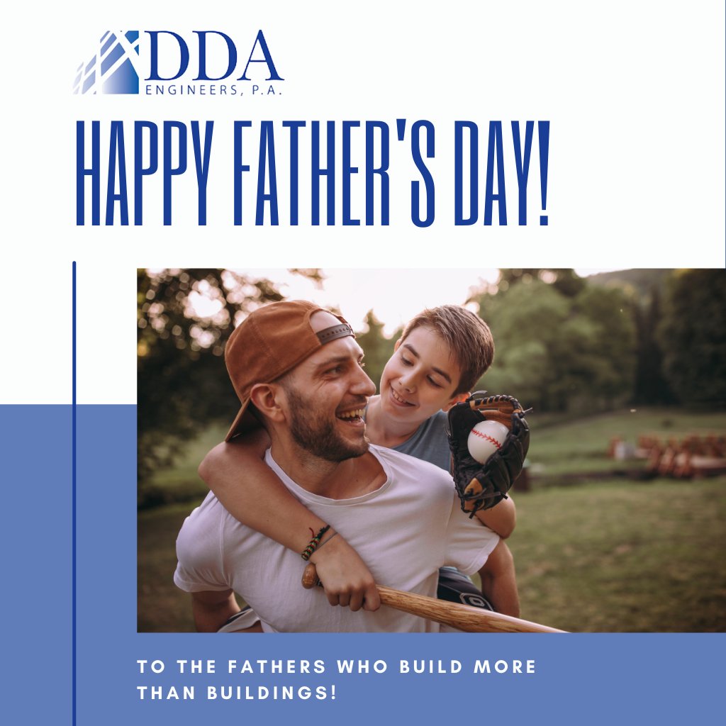 DDAEngineers's tweet image. Some dads taught us how to swing a hammer. Some taught us how to read a blueprint. To the fathers who build more than buildings—Happy Father’s Day! #FathersDay #ddaengineers #miami