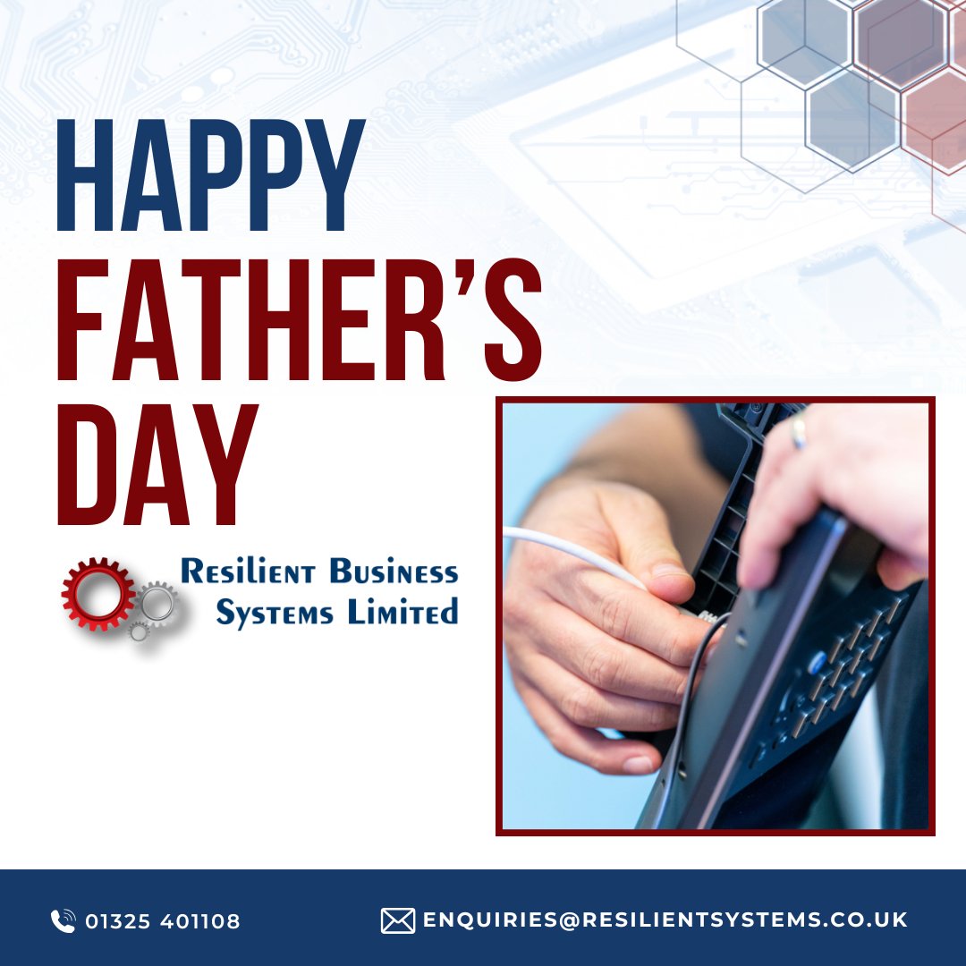Resilient Business Systems Ltd (@resilientsystem) on Twitter photo Happy Father's Day from everyone here at Resilient Systems!
#technews #technology #itcompany #darlington #itsupport #teesside #yorkshire  #businessgrowth #businesstech #itsolutions #informationsecurity #datasecurity #cybersecurity Happy Father's Day from everyone here at Resilient Systems!
#technews #technology #itcompany #darlington #itsupport #teesside #yorkshire  #businessgrowth #businesstech #itsolutions #informationsecurity #datasecurity #cybersecurity