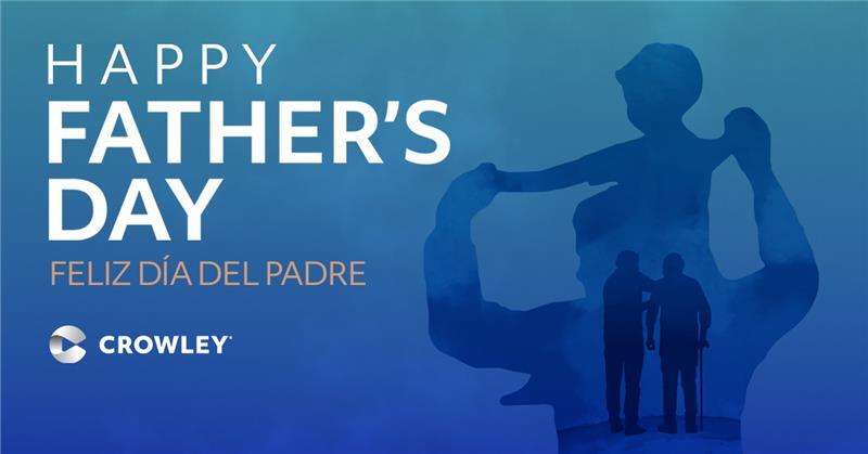 CrowleyMaritime's tweet image. It’s Father’s Day, and the impact of fathers and father figures is felt everywhere. Whether near or far, let’s honor the men who lead with strength, care and commitment every day. #HappyFathersDay