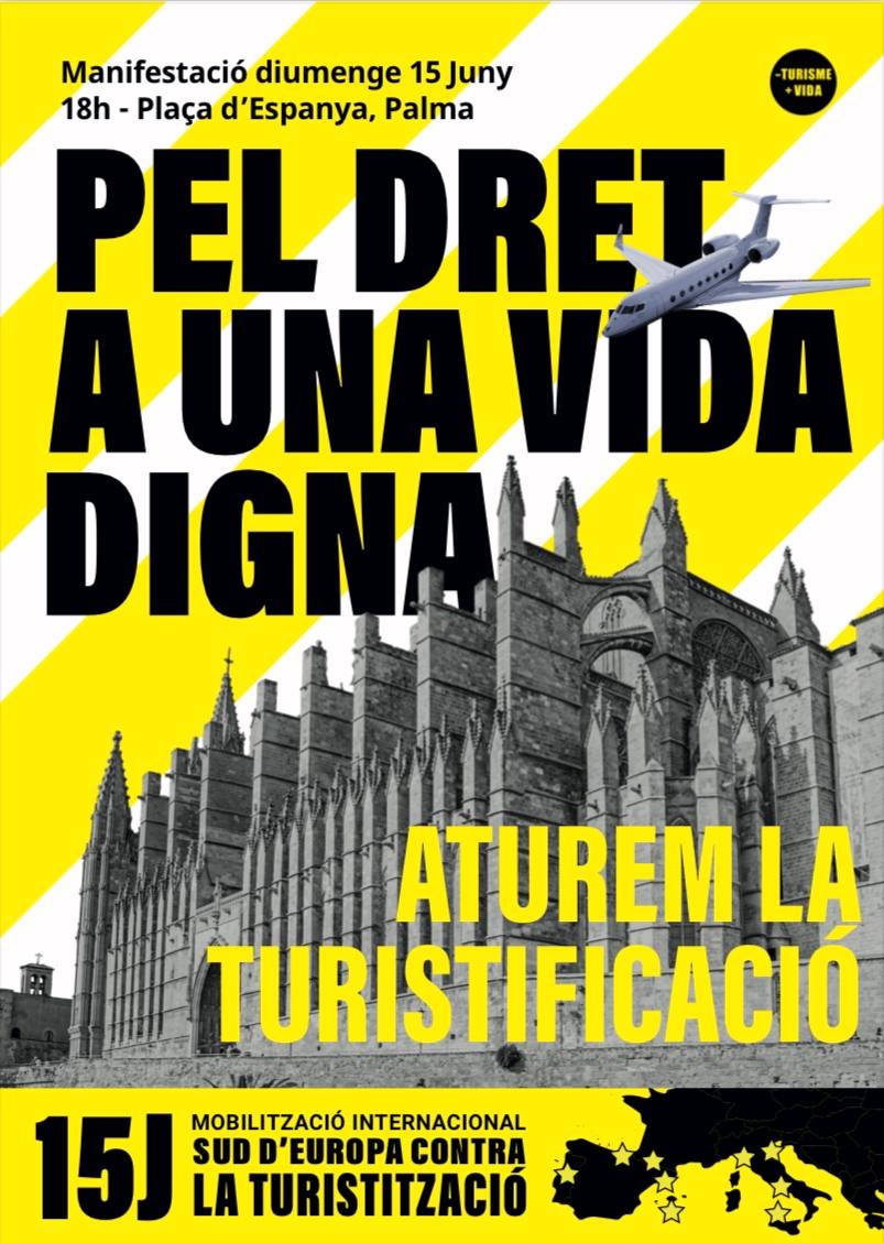 🟡 Això és avui.

Contra la turistificació, organització popular.

📍Plaça d'Espanya, Palma, 18h.
#JoHiAnire15J #CanviemElRumb