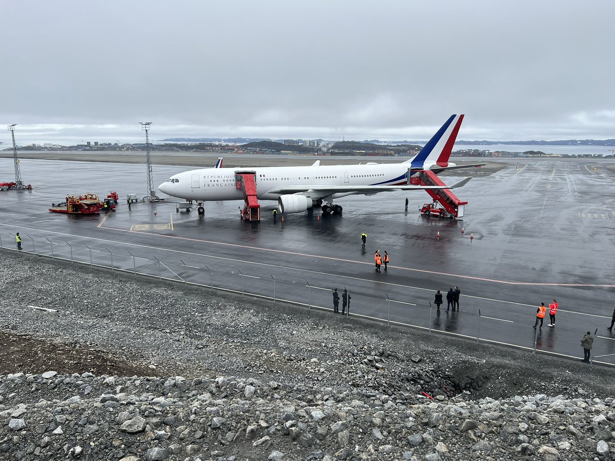 For good measure

President Macron’s Airbus A300 in Nuuk, Greenland
