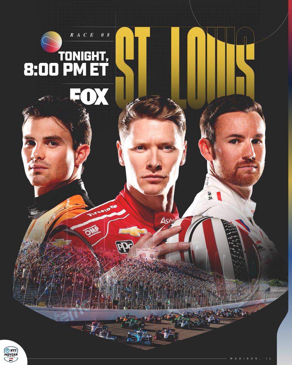 Race d̶a̶y̶ night 🌙

📺: #Bommarito500 - TONIGHT at 8 PM ET on FOX