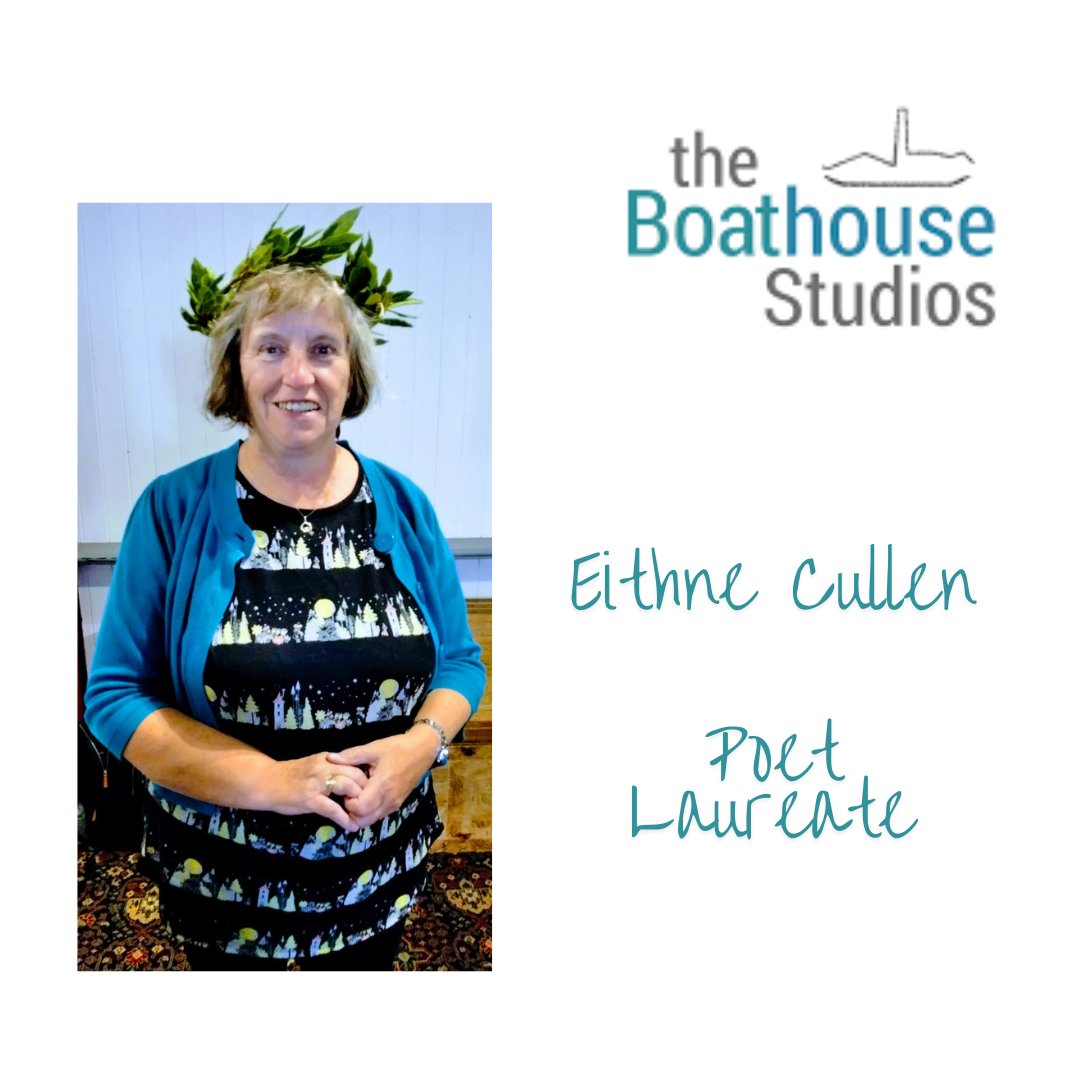 We are delighted to share the news that Pen to Print Alumni &amp; Write On! page editor Eithne Cullen is Poet Laureate at The Boathouse Studios - congratulations!

"I’m very proud to have the role of Boathouse Studios poet in residence or the lovely title of Boathouse Laureate."