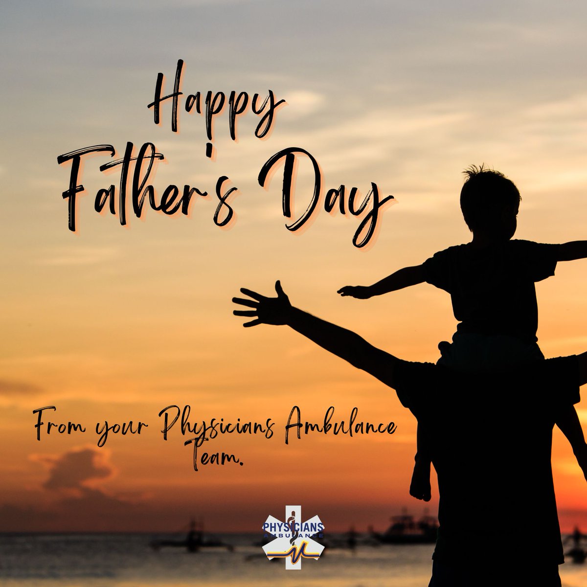 Happy Father's Day to all the dads on our team and in our customer base!
Thank you for all you do!  
#physiciansambulance #physicianspride #fathersday #weareeverywhere #holidays