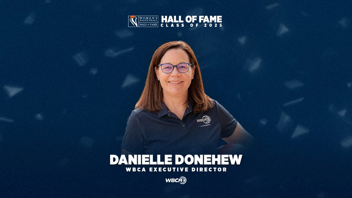Congratulations to Danielle Donehew (M.S. 2003) who was inducted into the Women's Basketball Hall of Fame this past weekend. Danielle is currently the Executive Director of the Women’s Basketball Coaches Association (WBCA).