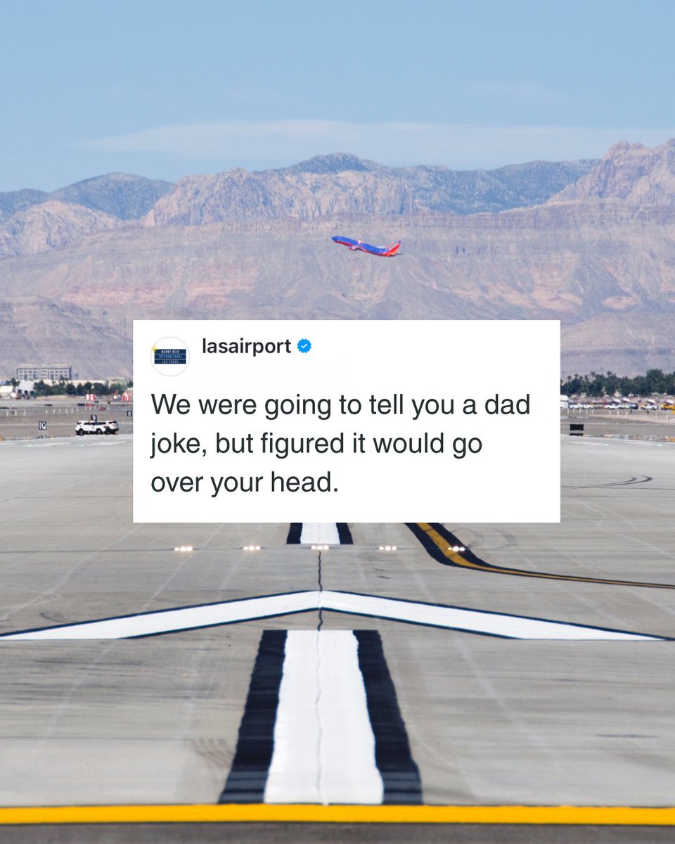🧢Happy Father's Day to all the airport dads who arrive four hours early, walk ten feet ahead of the group and announce the gate number like it's breaking news. Thanks for getting us to the gate on time. Drop your best dad jokes in the comments. 👇 

#fathersday  #lasvegas